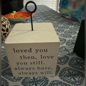 Mud pie photo holder